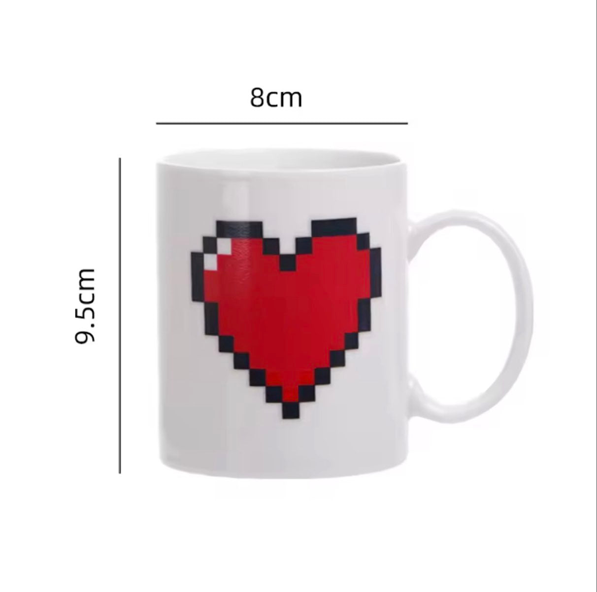 ハートマグカップ（熱変色）